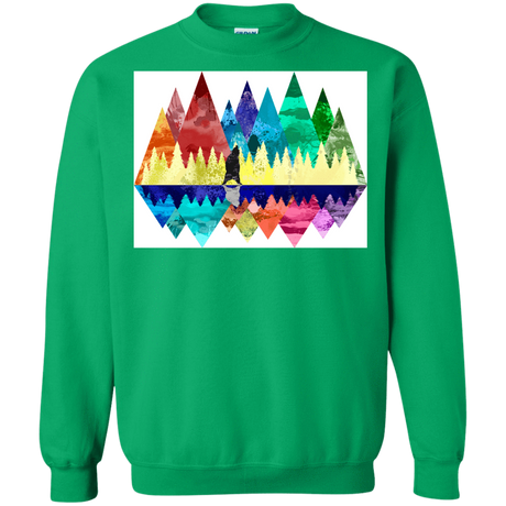 Sweatshirts Irish Green / S Bear Color Forest Crewneck Sweatshirt