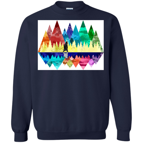 Sweatshirts Navy / S Bear Color Forest Crewneck Sweatshirt
