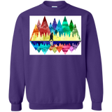 Sweatshirts Purple / S Bear Color Forest Crewneck Sweatshirt