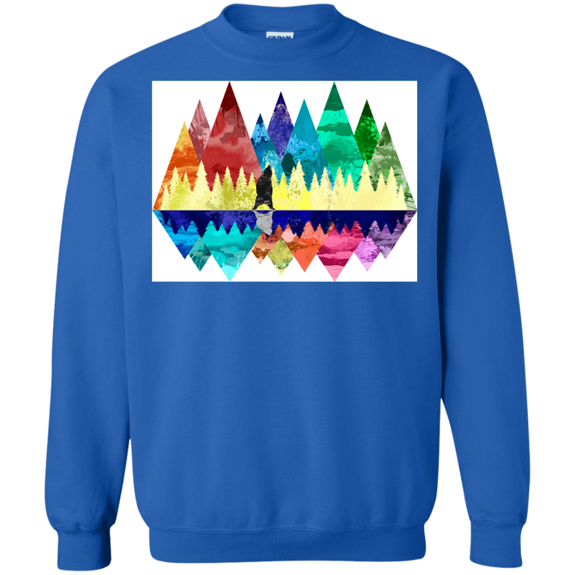 Sweatshirts Royal / S Bear Color Forest Crewneck Sweatshirt