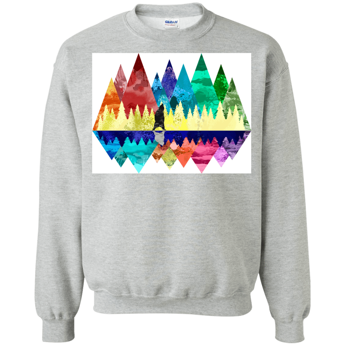 Sweatshirts Sport Grey / S Bear Color Forest Crewneck Sweatshirt