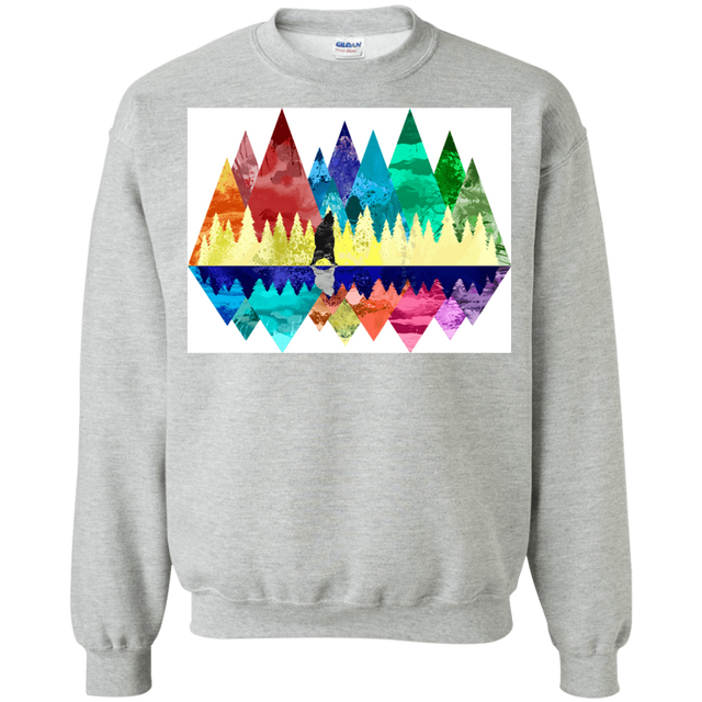 Sweatshirts Sport Grey / S Bear Color Forest Crewneck Sweatshirt