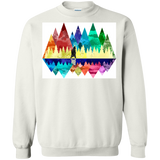 Sweatshirts White / S Bear Color Forest Crewneck Sweatshirt