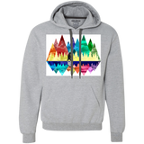 Sweatshirts Sport Grey / S Bear Color Forest Premium Fleece Hoodie