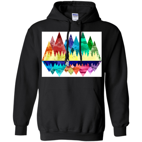 Sweatshirts Black / S Bear Color Forest Pullover Hoodie