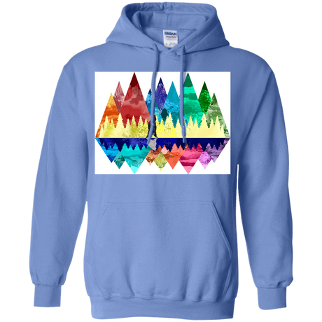 Sweatshirts Carolina Blue / S Bear Color Forest Pullover Hoodie