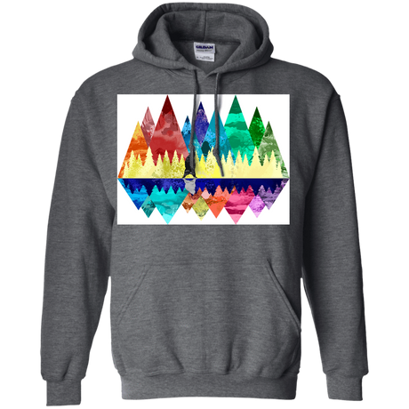 Sweatshirts Dark Heather / S Bear Color Forest Pullover Hoodie