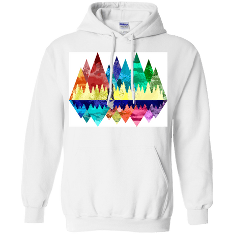 Sweatshirts White / S Bear Color Forest Pullover Hoodie