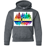 Sweatshirts Dark Heather / YS Bear Color Forest Youth Hoodie