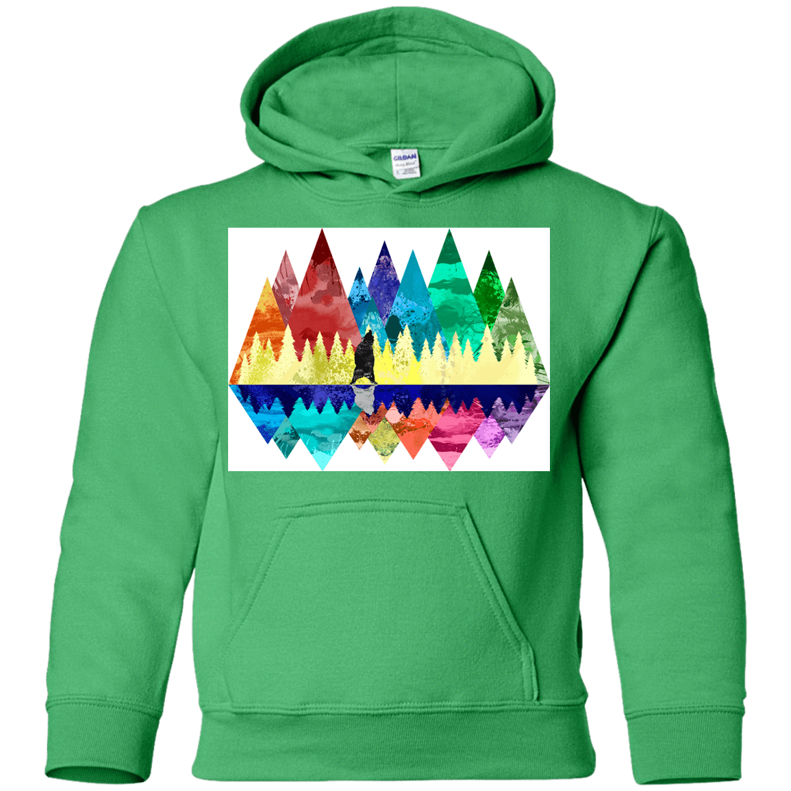 Sweatshirts Irish Green / YS Bear Color Forest Youth Hoodie