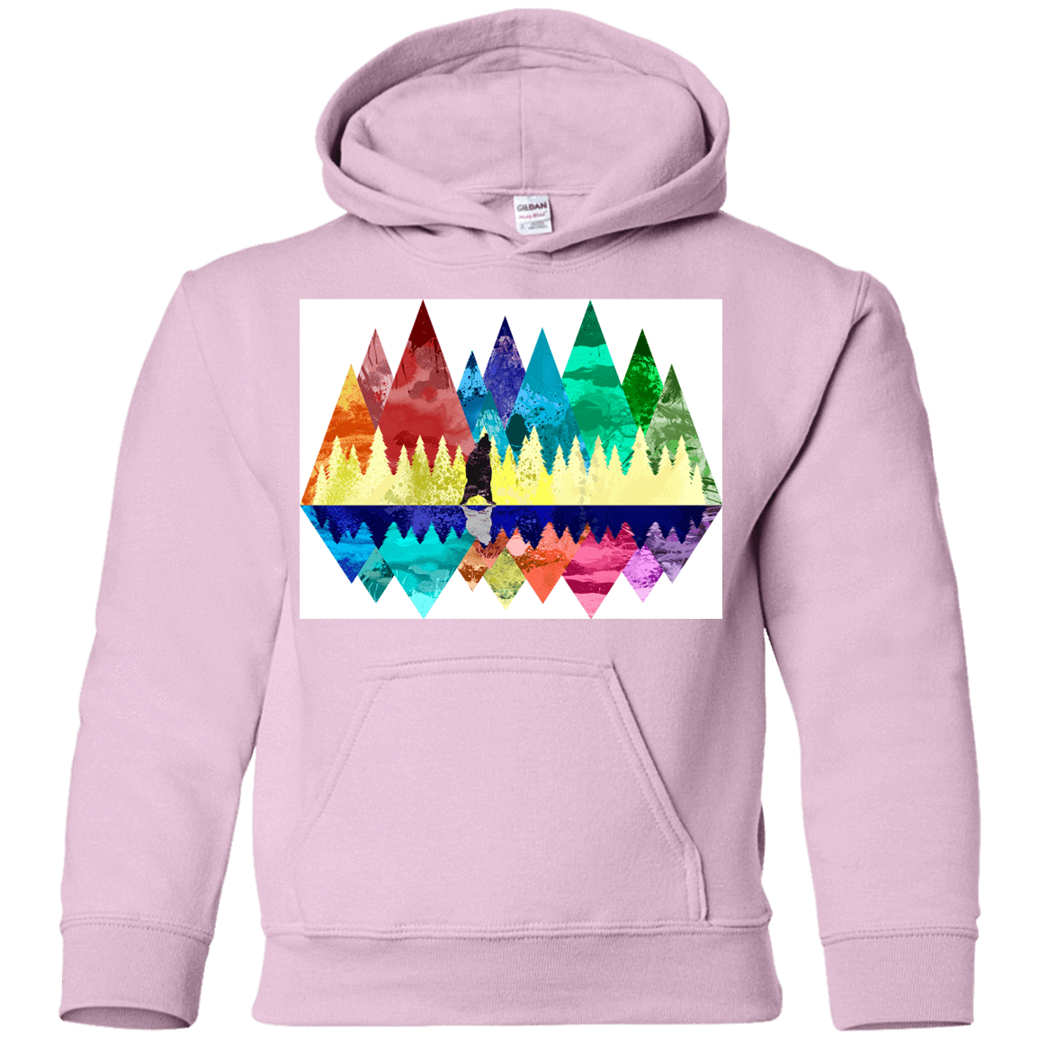 Sweatshirts Light Pink / YS Bear Color Forest Youth Hoodie