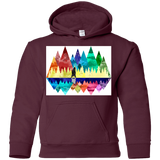 Sweatshirts Maroon / YS Bear Color Forest Youth Hoodie