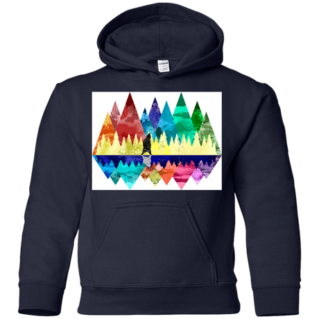 Sweatshirts Navy / YS Bear Color Forest Youth Hoodie