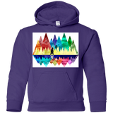 Sweatshirts Purple / YS Bear Color Forest Youth Hoodie