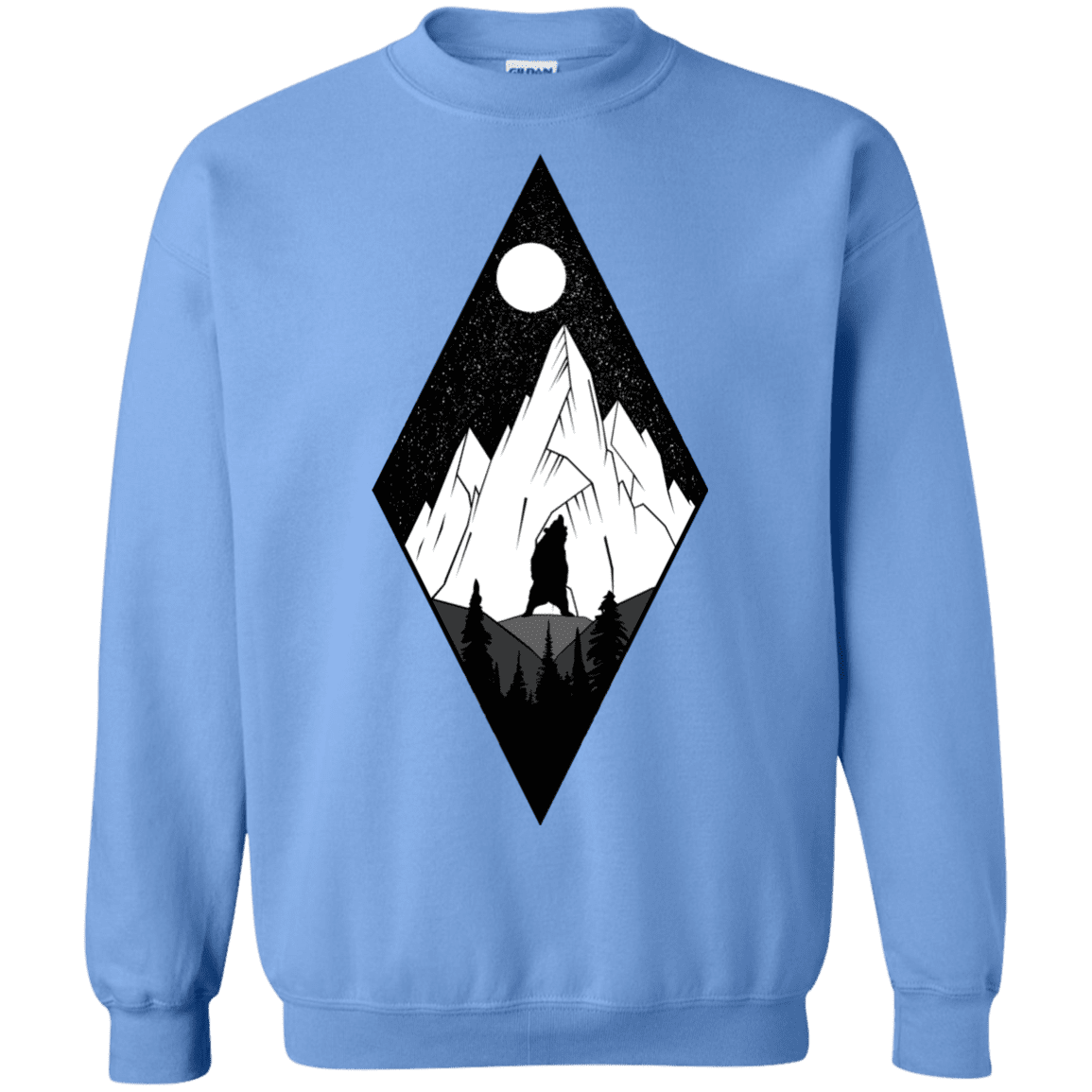 Sweatshirts Carolina Blue / S Bear Diamond Crewneck Sweatshirt