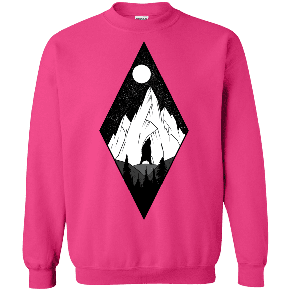 Sweatshirts Heliconia / S Bear Diamond Crewneck Sweatshirt