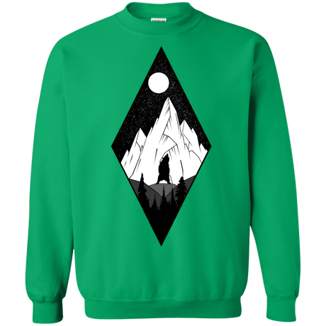 Sweatshirts Irish Green / S Bear Diamond Crewneck Sweatshirt