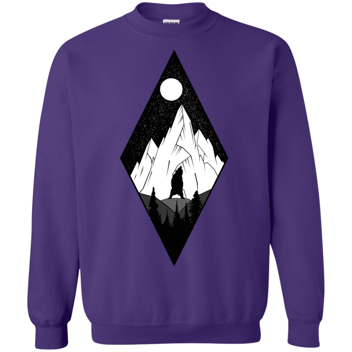 Sweatshirts Purple / S Bear Diamond Crewneck Sweatshirt