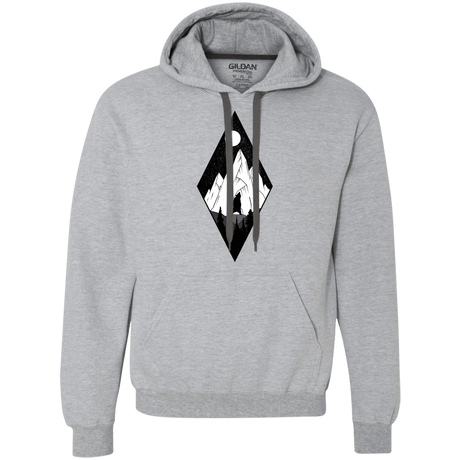 Sweatshirts Sport Grey / S Bear Diamond Premium Fleece Hoodie