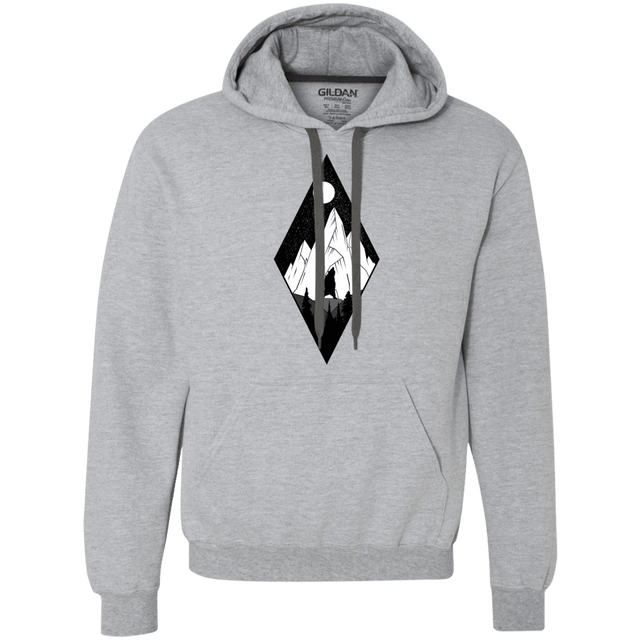 Sweatshirts Sport Grey / S Bear Diamond Premium Fleece Hoodie