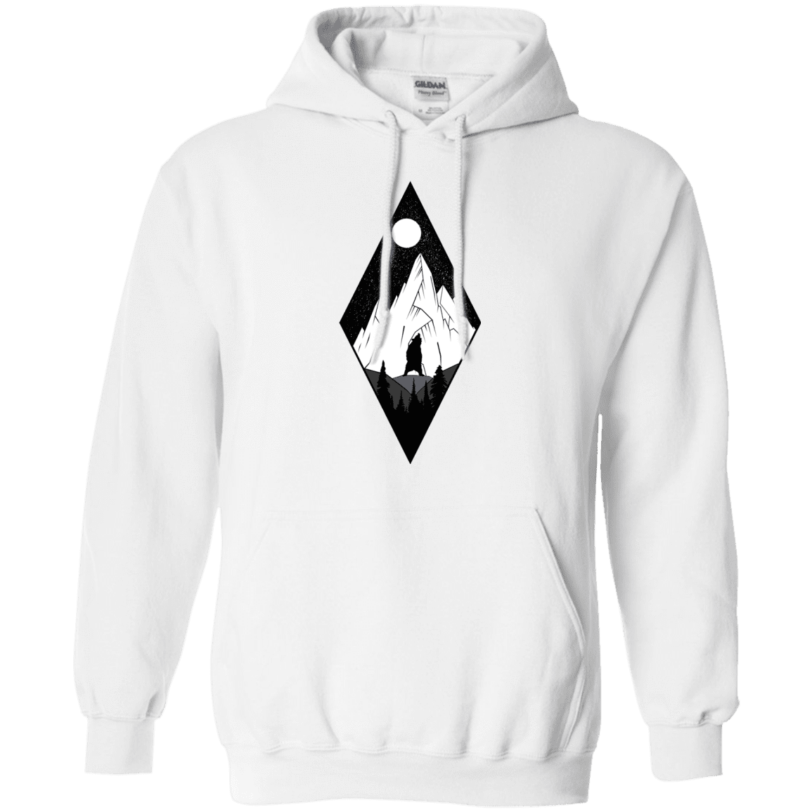 Sweatshirts White / S Bear Diamond Pullover Hoodie