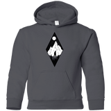 Sweatshirts Charcoal / YS Bear Diamond Youth Hoodie