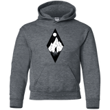 Sweatshirts Dark Heather / YS Bear Diamond Youth Hoodie