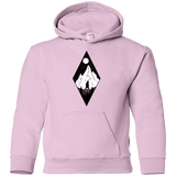 Sweatshirts Light Pink / YS Bear Diamond Youth Hoodie