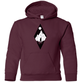 Sweatshirts Maroon / YS Bear Diamond Youth Hoodie