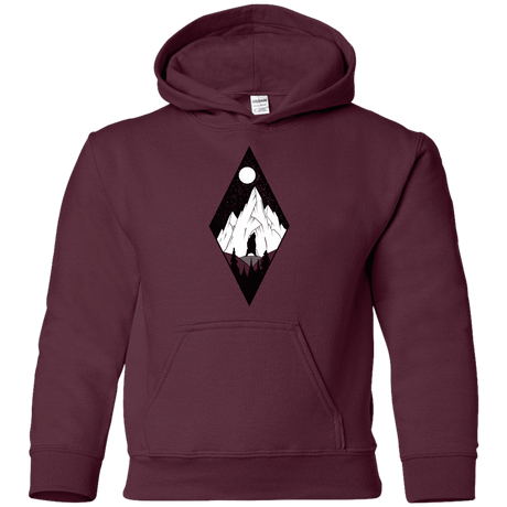 Sweatshirts Maroon / YS Bear Diamond Youth Hoodie