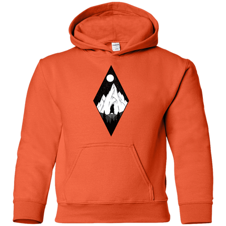 Sweatshirts Orange / YS Bear Diamond Youth Hoodie