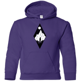 Sweatshirts Purple / YS Bear Diamond Youth Hoodie
