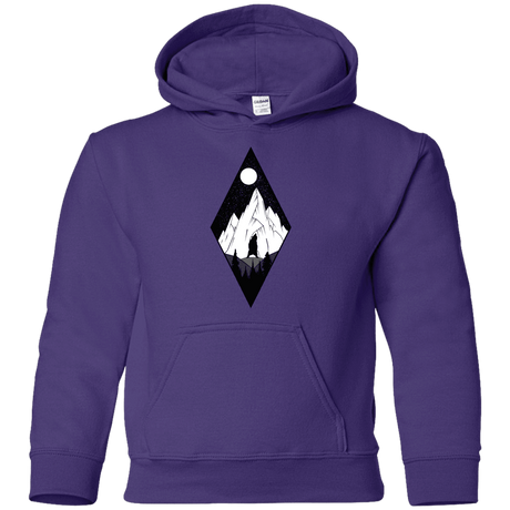 Sweatshirts Purple / YS Bear Diamond Youth Hoodie