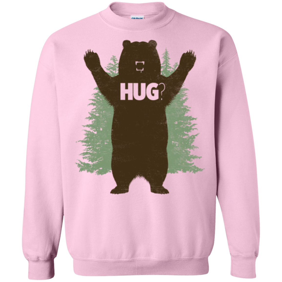 Sweatshirts Light Pink / Small Bear Hug Crewneck Sweatshirt
