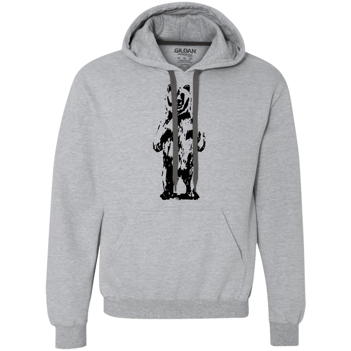 Sweatshirts Sport Grey / S Bear Hug Premium Fleece Hoodie