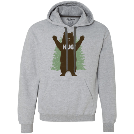 Sweatshirts Sport Grey / Small Bear Hug Premium Fleece Hoodie