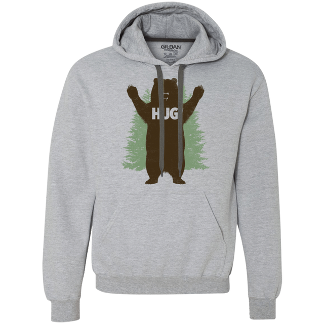 Sweatshirts Sport Grey / Small Bear Hug Premium Fleece Hoodie
