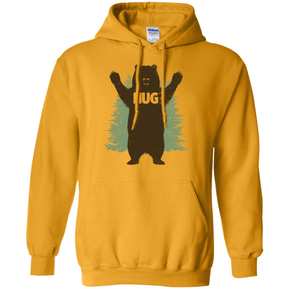 Sweatshirts Gold / Small Bear Hug Pullover Hoodie