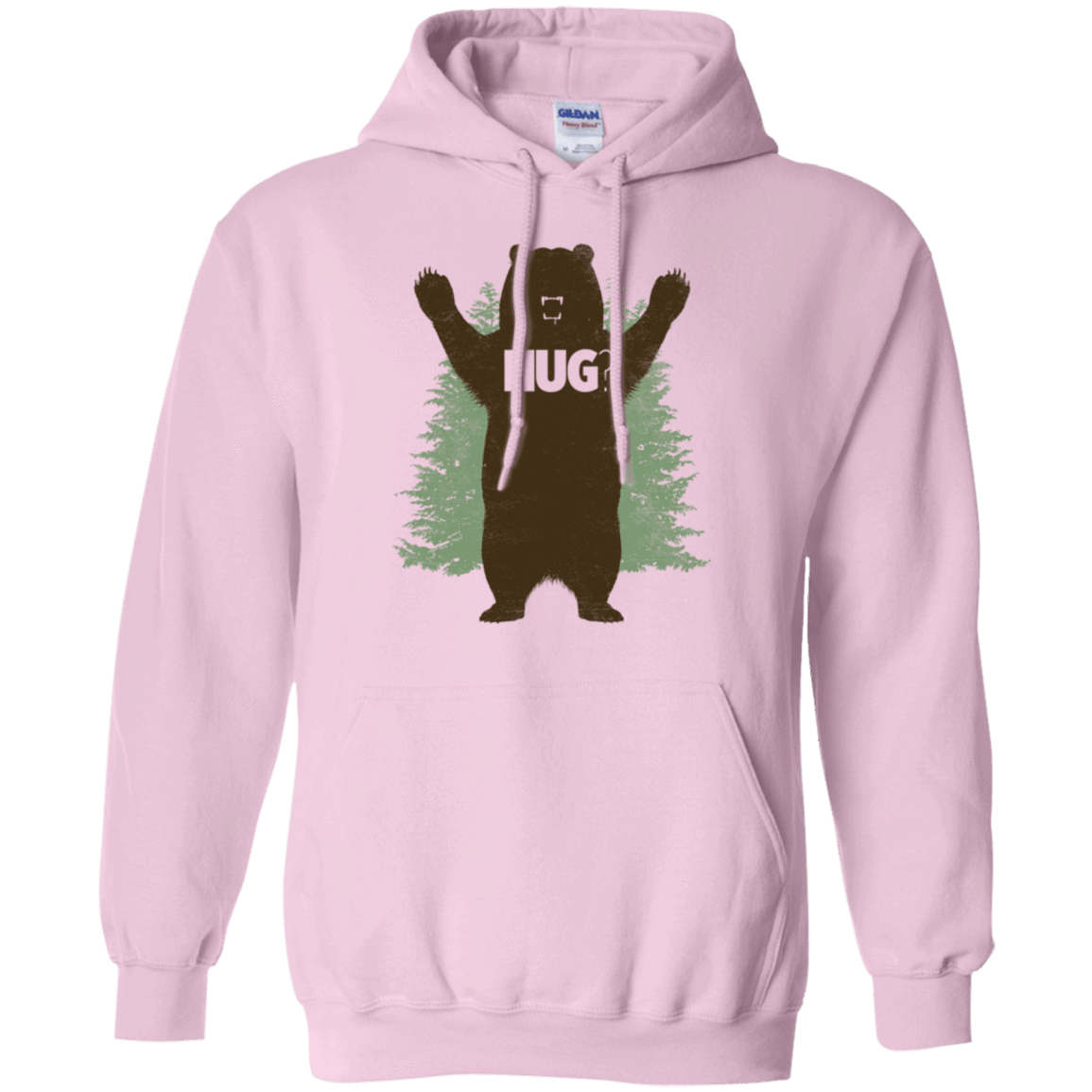 Sweatshirts Light Pink / Small Bear Hug Pullover Hoodie