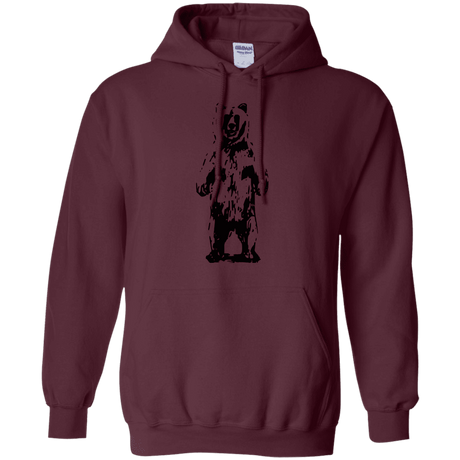 Sweatshirts Maroon / S Bear Hug Pullover Hoodie
