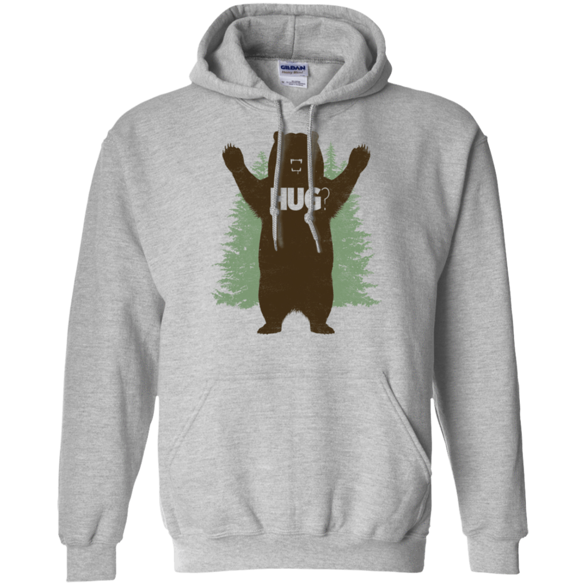 Sweatshirts Sport Grey / Small Bear Hug Pullover Hoodie