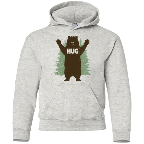 Sweatshirts Ash / YS Bear Hug Youth Hoodie