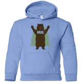 Sweatshirts Carolina Blue / YS Bear Hug Youth Hoodie