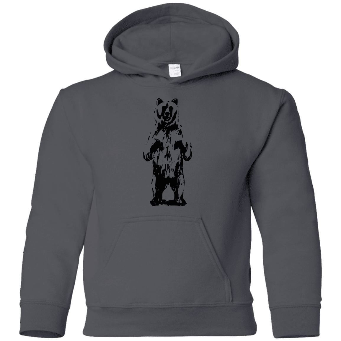Sweatshirts Charcoal / YS Bear Hug Youth Hoodie