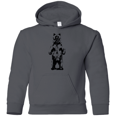 Sweatshirts Charcoal / YS Bear Hug Youth Hoodie