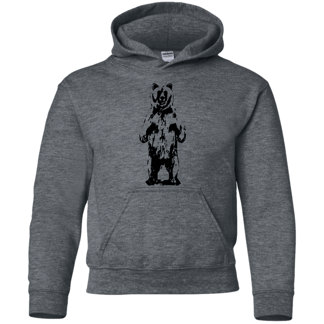 Sweatshirts Dark Heather / YS Bear Hug Youth Hoodie