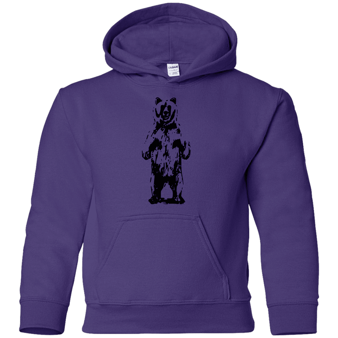 Sweatshirts Purple / YS Bear Hug Youth Hoodie