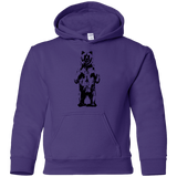 Sweatshirts Purple / YS Bear Hug Youth Hoodie