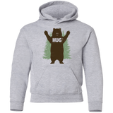Sweatshirts Sport Grey / YS Bear Hug Youth Hoodie