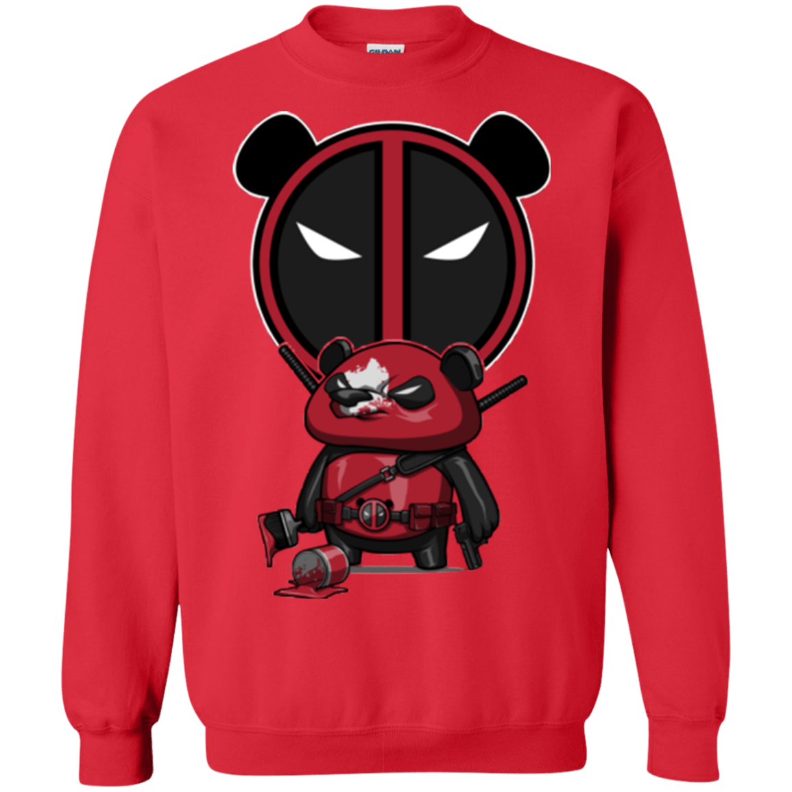 Sweatshirts Red / Small Bear Pool Crewneck Sweatshirt